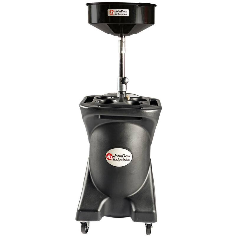 JohnDow Industries 27 Gal. Deluxe Poly Portable Oil Drain - JDI-27DC