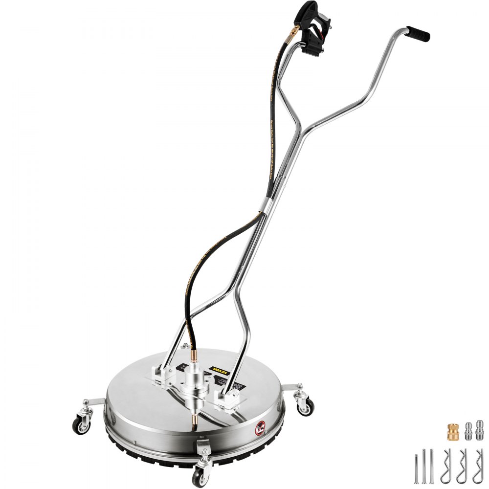 VEVOR Flat Surface Cleaner Pressure Surface Washer 24'' Max.4000 PSI Dual Handle - QDXDJYCBXGS24FXXYV0