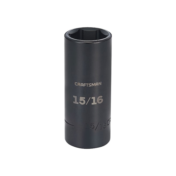 Craftsman Sockets, 1/2" Drive 15/16" SAE Deep Impa - CMMT15983