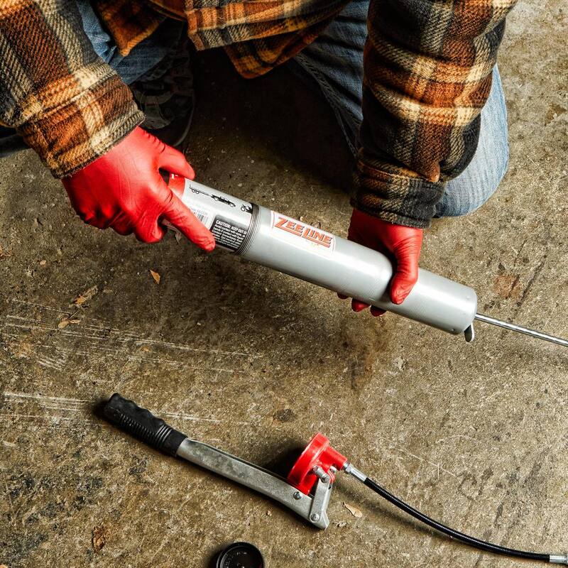 ZEELINE BY MILTON 10,000 Psi Heavy-Duty Lever Action Grease Gun - ZEHD4