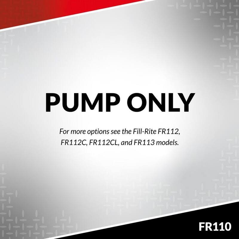 FILL-RITE Rotary Fuel Transfer Hand Pump (Pump Only) - FR110