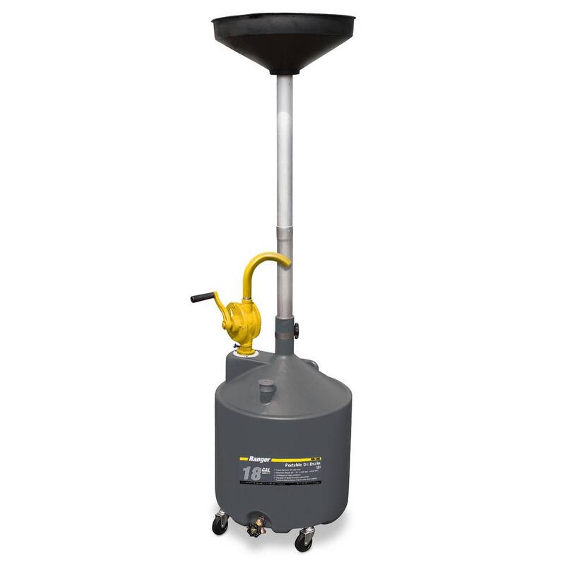 RANGER 18 Gal. Upright Portable Oil Drain - 5150995