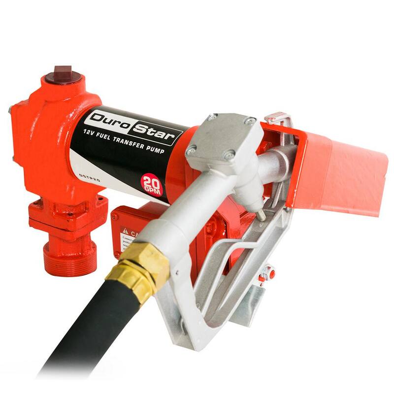Durostar 12-Volt 1/4 HP 20 GPM Fuel Transfer Pump - DSTP20