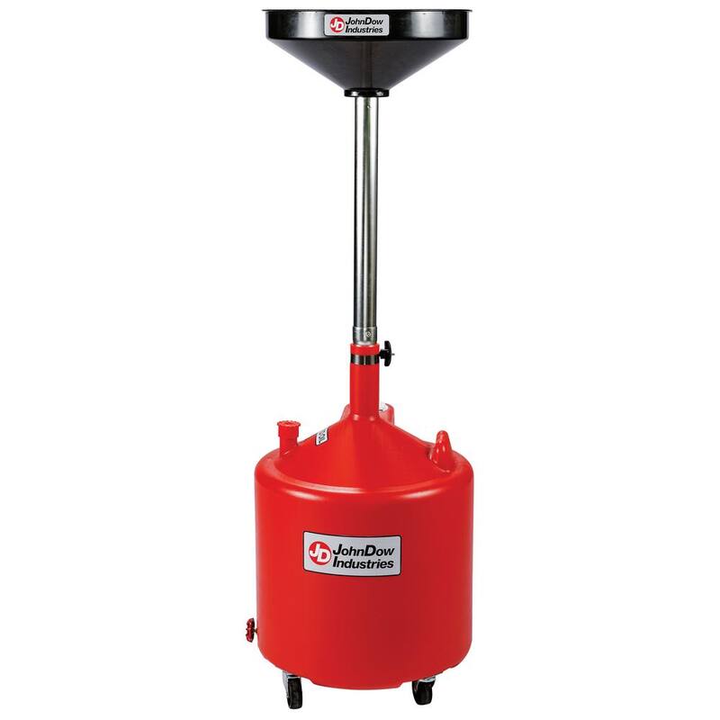 JohnDow Industries 18 Gal. Economy Portable Poly Oil Drain - JDI-18DCP
