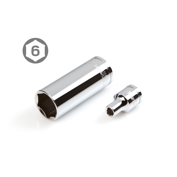 Tekton 3/8 Inch Drive 6-Point Socket and Ratchet Set, 42-Piece (6-24 mm) - SKT15201