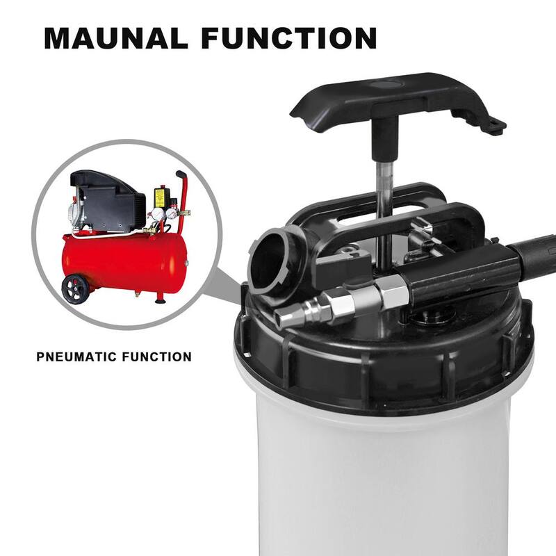 Big Red Manual Convenient Oil Change Pump/Fluid Extractor, Capacity: 6.0L - ATPFE65R