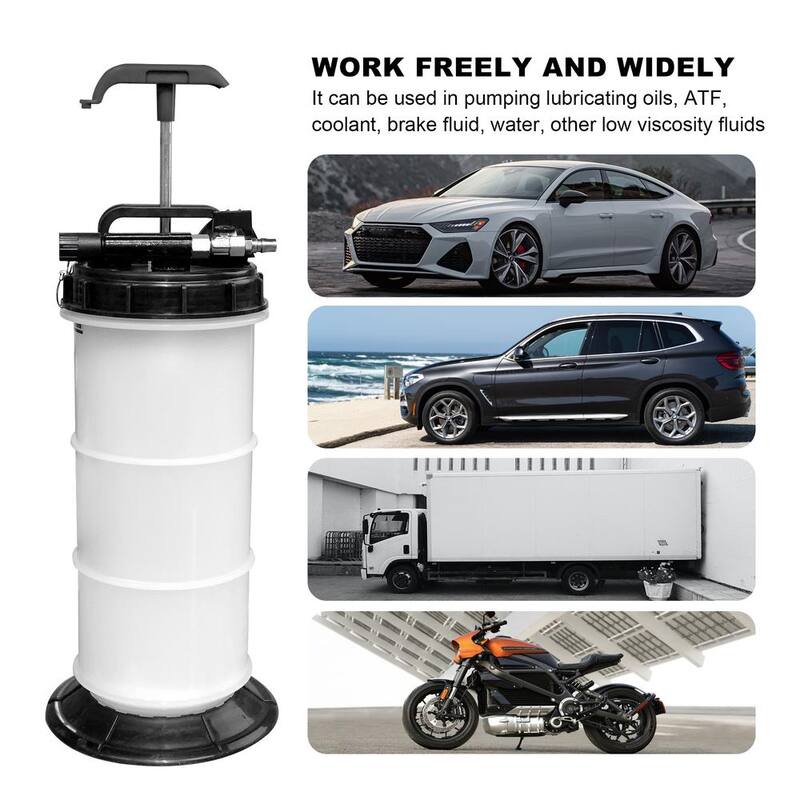 Big Red Manual Convenient Oil Change Pump/Fluid Extractor, Capacity: 6.0L - ATPFE65R