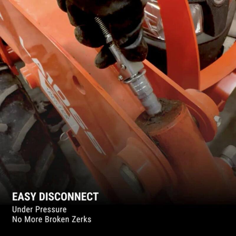 ZEELINE BY MILTON 12,000 PSI Locking Grease Coupler - ZELC-100