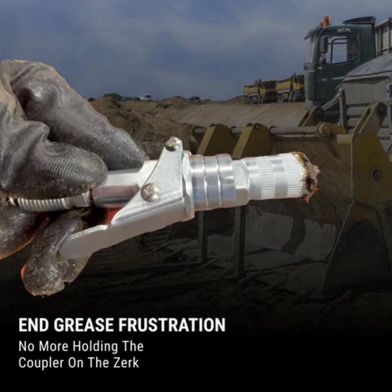 ZEELINE BY MILTON 12,000 PSI Locking Grease Coupler - ZELC-100