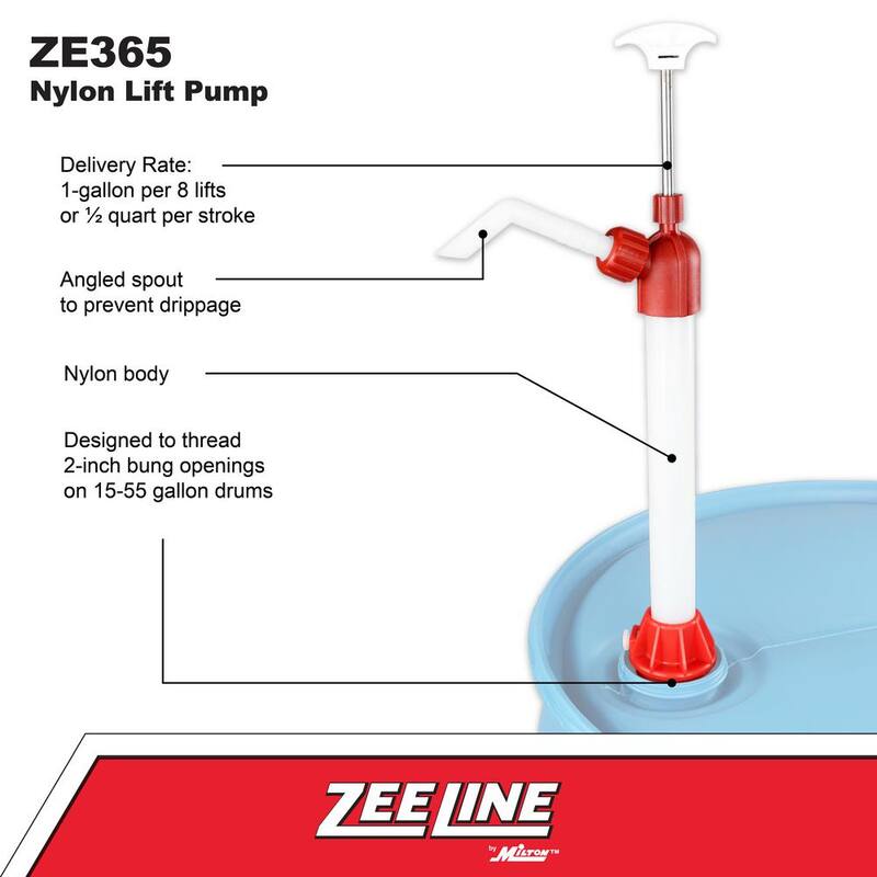 ZEELINE BY MILTON Nylon Lift Pump - ZE365