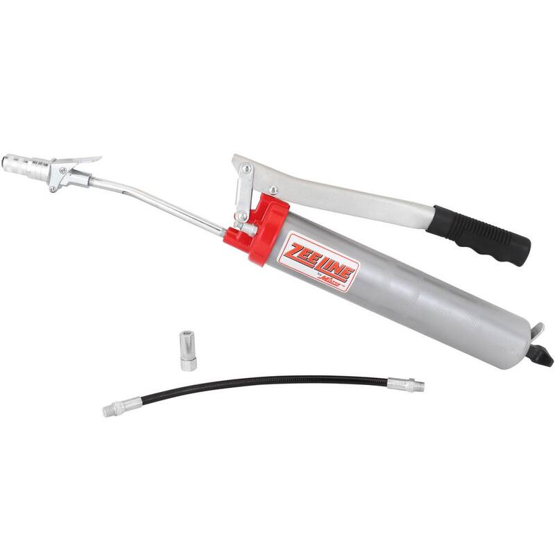 ZEELINE BY MILTON 10,000 PSI Heavy-Duty Lever Action Grease Gun W/Locking Grease Coupler - ZEHD4-LC