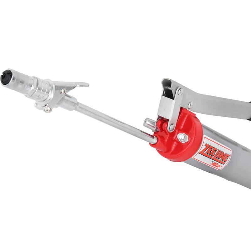 ZEELINE BY MILTON 10,000 PSI Heavy-Duty Lever Action Grease Gun W/Locking Grease Coupler - ZEHD4-LC