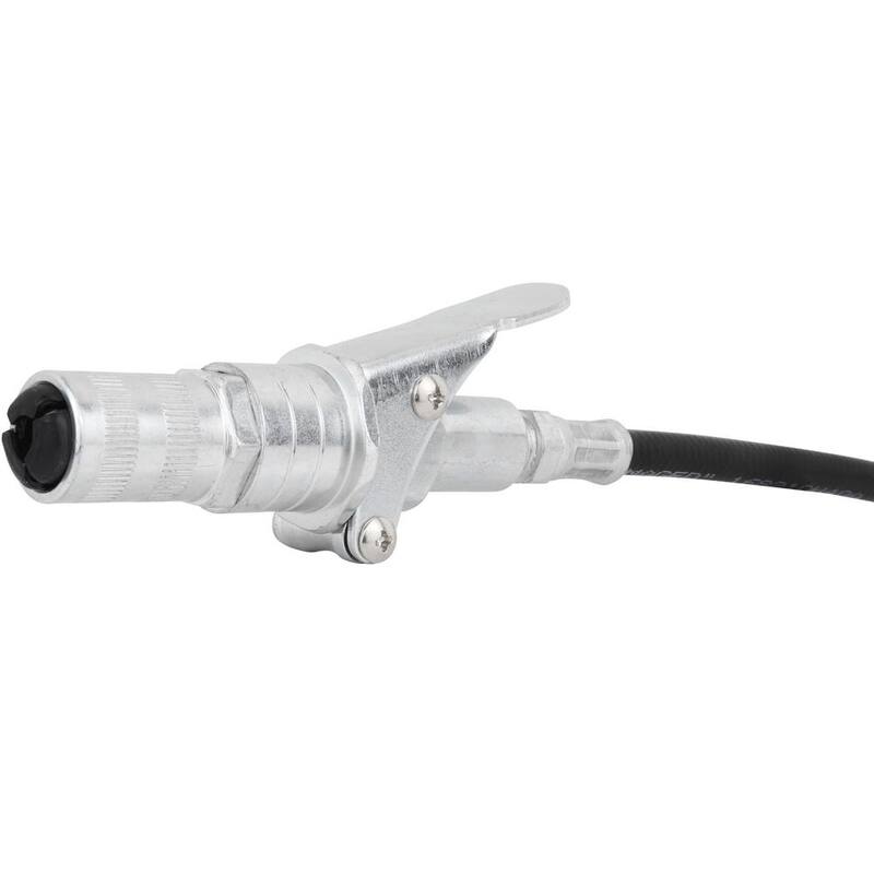 ZEELINE BY MILTON 10,000 PSI Heavy-Duty Lever Action Grease Gun W/Locking Grease Coupler - ZEHD4-LC