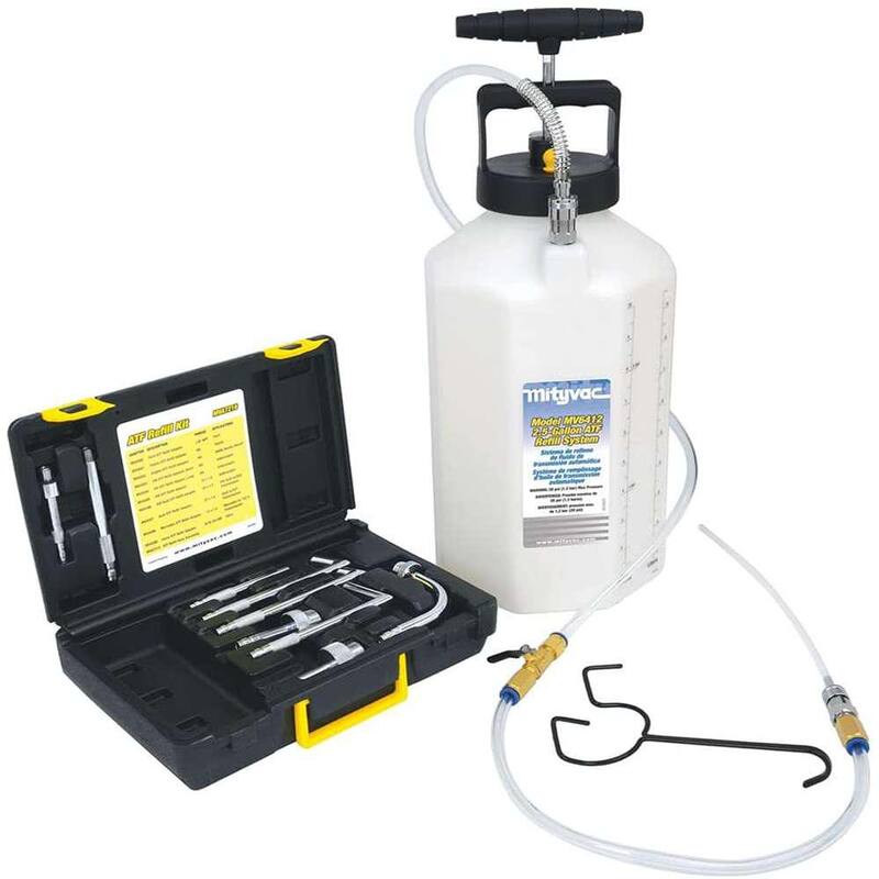Mityvac ATF Pneumatic Refill System, Air Operated, Services Sealed Automatic Transmissions with up to 2.5 Gal. of Fluid - MITMV6412A