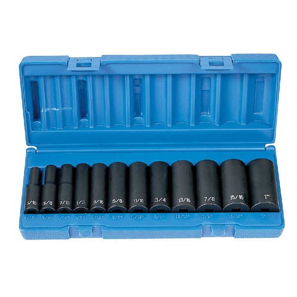 Grey Pneumatic $SKT SET 3/8" DR 12 PIECE DEEP IM - GP1202D