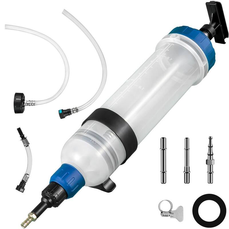 VEVOR Transmission Fluid Pump 0.3 Gal. ABS Automatic Transmission Fluid Pump Tool Set with ATF Filler Adapters - QCBSXCYQP1.5LOMOPV0