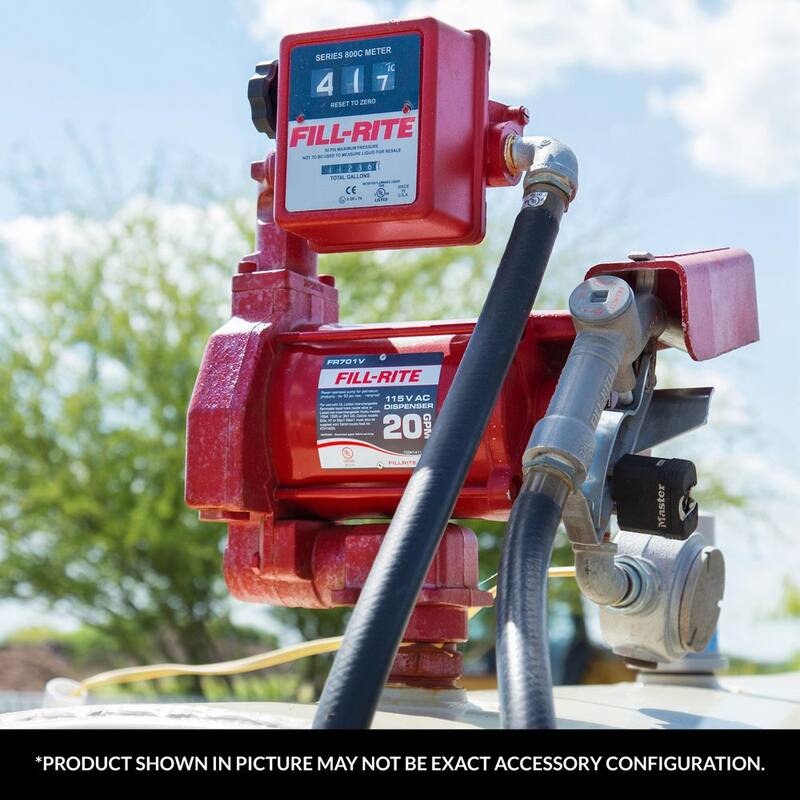 FILL-RITE 115-Volt 1/3 HP 20 GPM Fuel Transfer Pump with No Accessories (Pump Only) - FR710VN