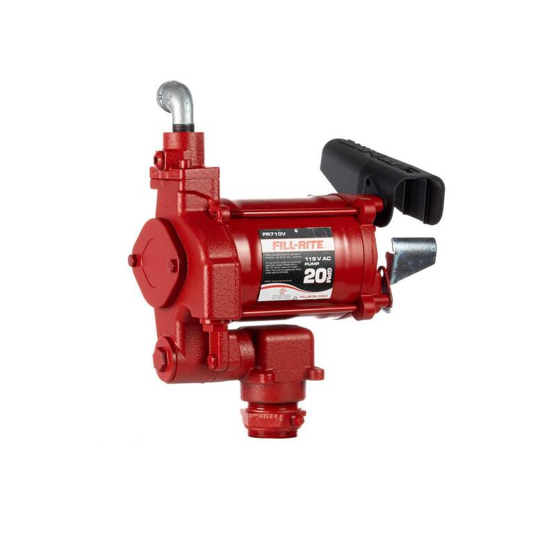 FILL-RITE 115-Volt 1/3 HP 20 GPM Fuel Transfer Pump with No Accessories (Pump Only) - FR710VN