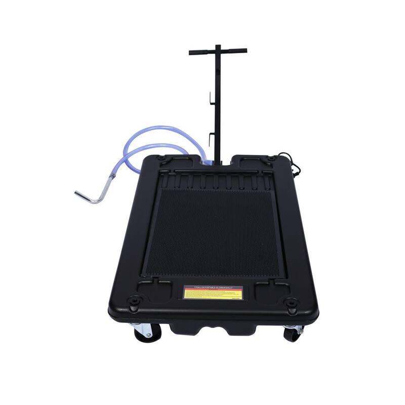 Damodpoy 17 Gal. Low-Profile Oil Drain with Electric Pump - GH-026
