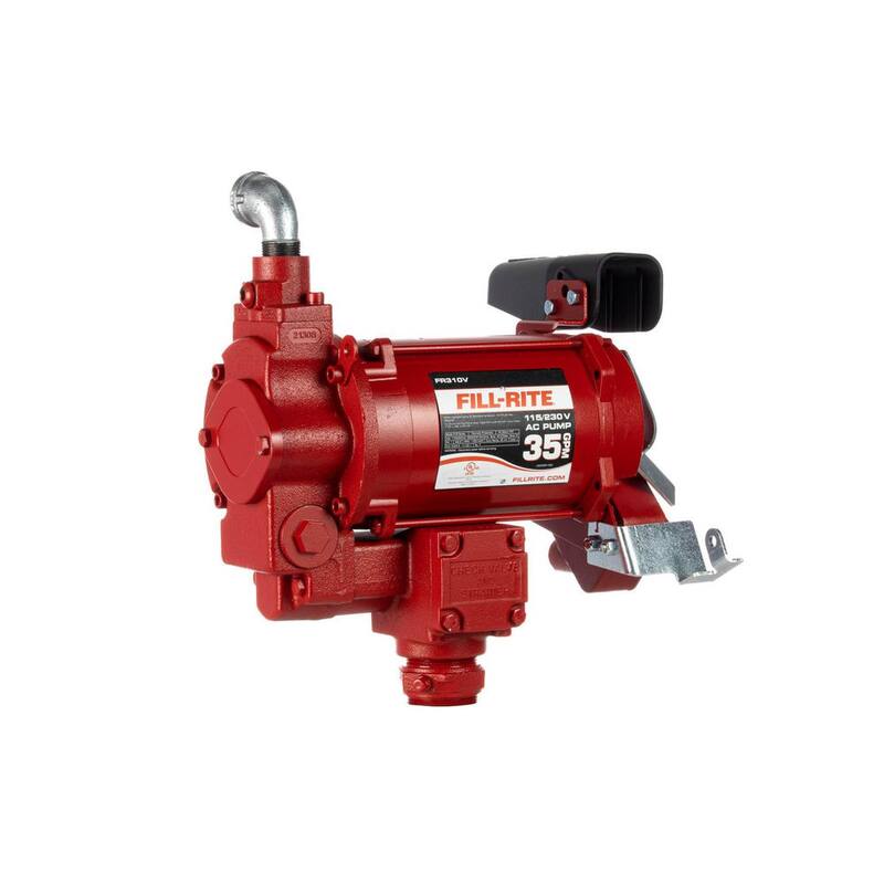 FILL-RITE 230-Volt 3/4 HP 35 GPM Fuel Transfer Pump with No Accessories (Pump Only) - FR310VN