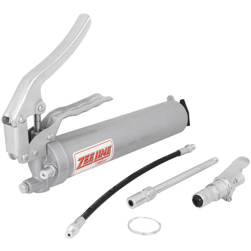 ZEELINE BY MILTON 4,000 PSI Medium-Duty Pistol Action Grease Gun W/Locking Grease Coupler - ZEMD5-LC