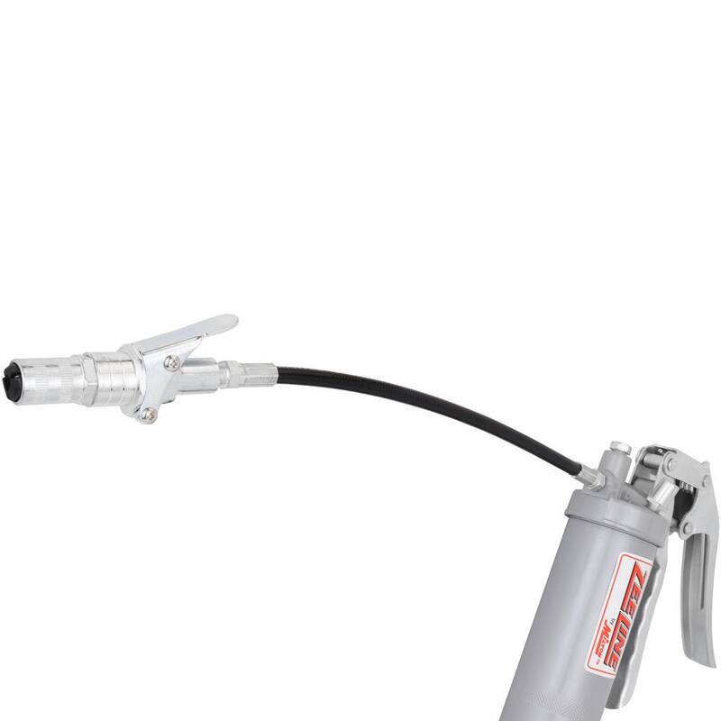 ZEELINE BY MILTON 4,000 PSI Medium-Duty Pistol Action Grease Gun W/Locking Grease Coupler - ZEMD5-LC