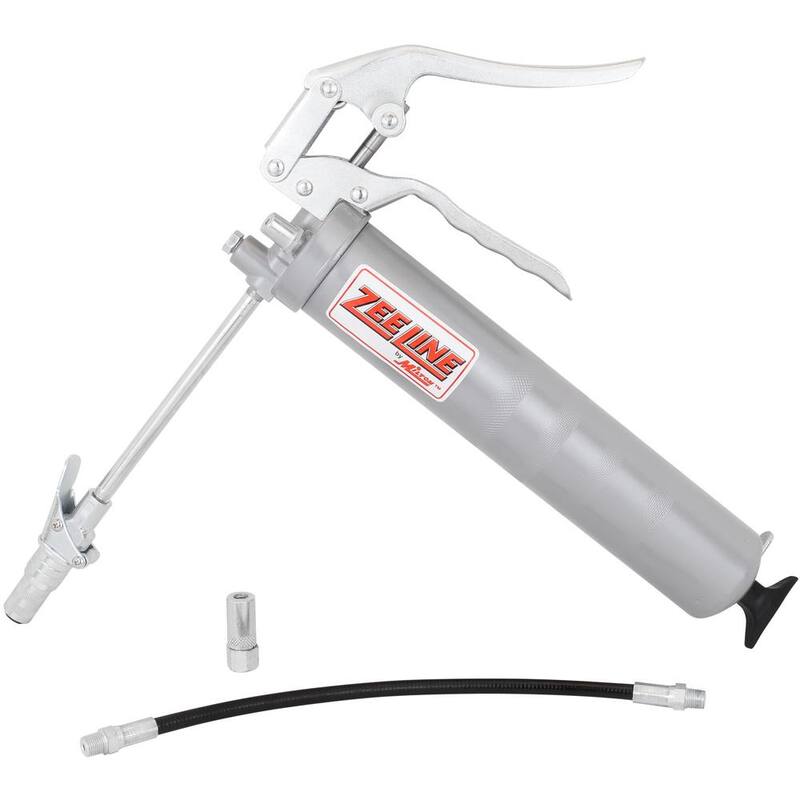 ZEELINE BY MILTON 4,000 PSI Medium-Duty Pistol Action Grease Gun W/Locking Grease Coupler - ZEMD5-LC