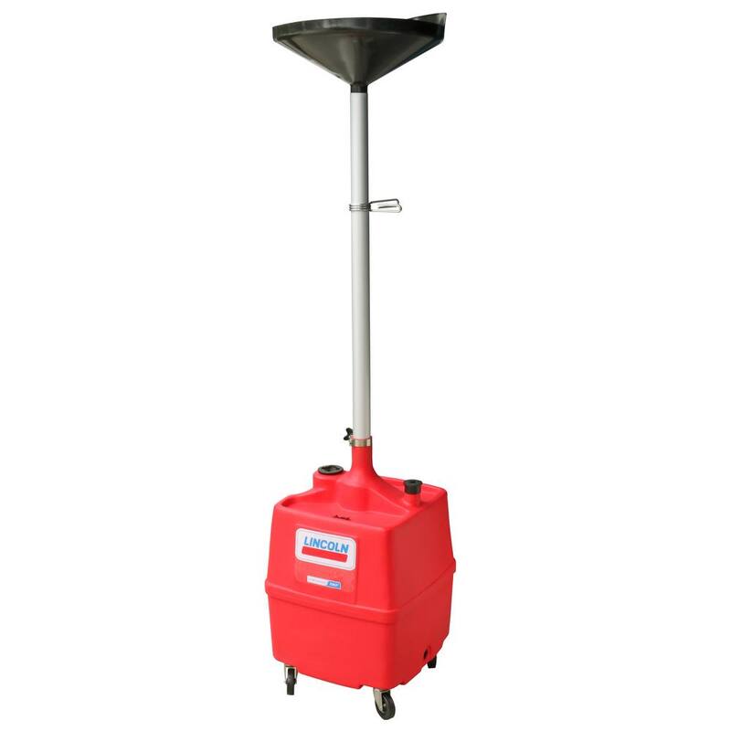 Lincoln Industrial 18 Gal. Portable Plastic Oil Drain - LIN3518