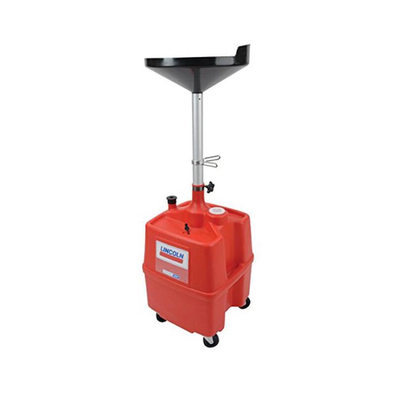 Lincoln Industrial 18 Gal. Portable Plastic Oil Drain - LIN3518