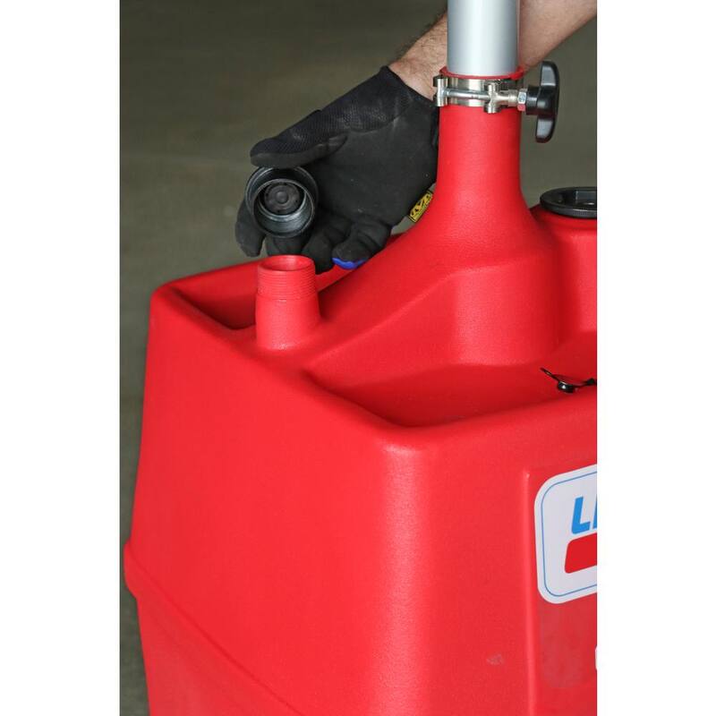 Lincoln Industrial 18 Gal. Portable Plastic Oil Drain - LIN3518