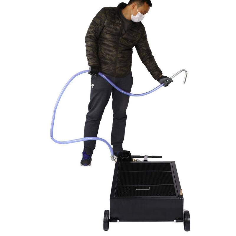 Damodpoy 20 Gal. Low-Profile Oil Drain with Pump - GH-070