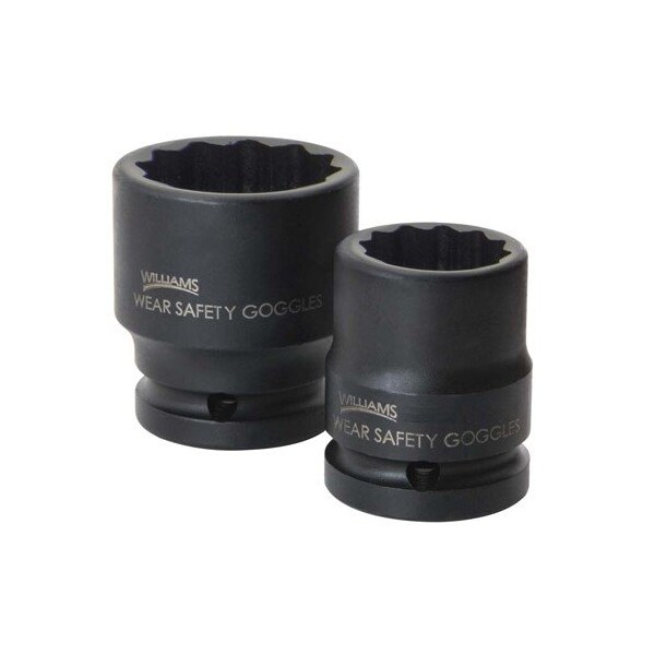 Williams Socket, 2 7/16 Inch OAL, Shallow Impact, 1 9/16 Inch Size - JHW38450