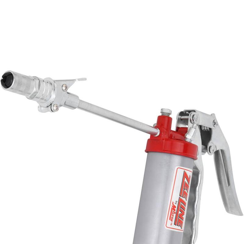 ZEELINE BY MILTON 6,000 PSI Heavy-Duty Pistol Action Grease Gun W/Locking Grease Coupler - ZEHD5-LC