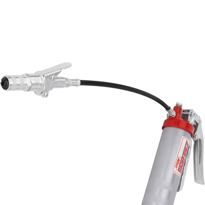 ZEELINE BY MILTON 6,000 PSI Heavy-Duty Pistol Action Grease Gun W/Locking Grease Coupler - ZEHD5-LC