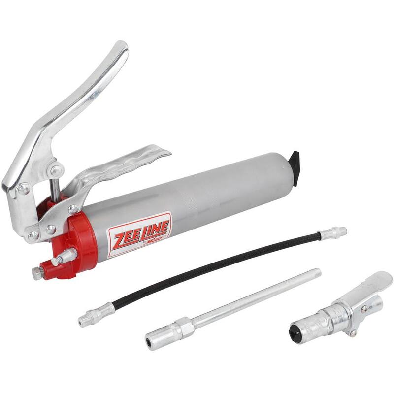 ZEELINE BY MILTON 6,000 PSI Heavy-Duty Pistol Action Grease Gun W/Locking Grease Coupler - ZEHD5-LC