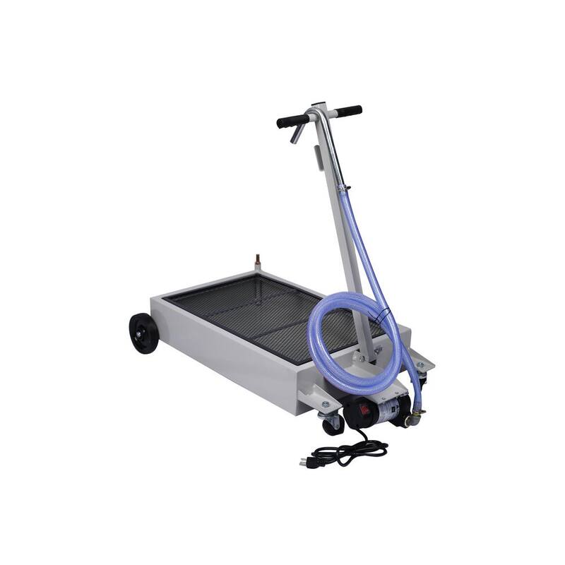 Damodpoy 15 Gal. Low-Profile Oil Drain with Electric Pump - GH-021