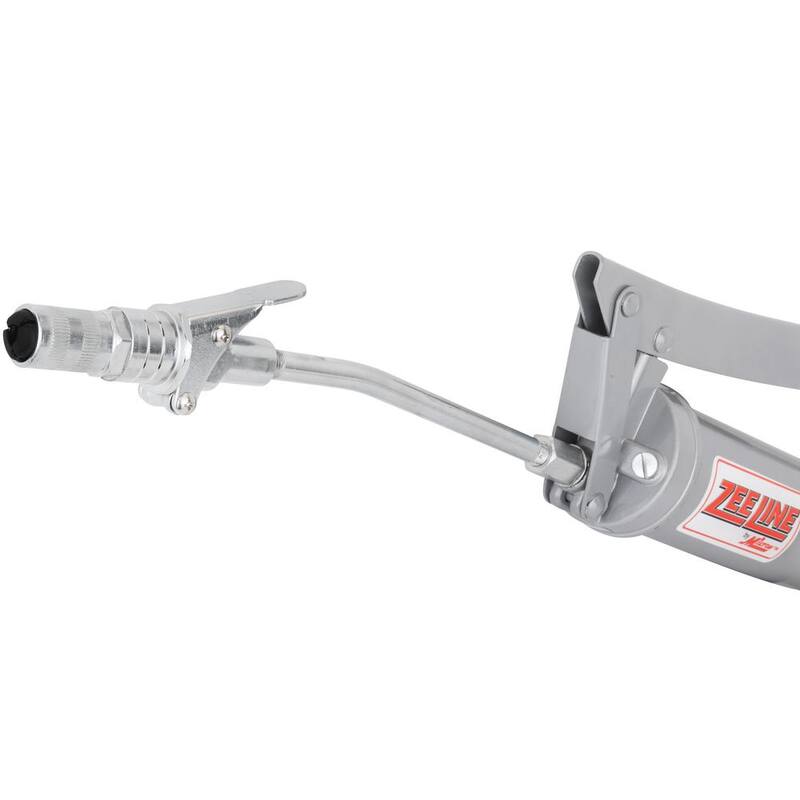 ZEELINE BY MILTON 6,000 PSI Medium-Duty Lever Action Grease Gun W/Locking Coupler - ZEMD4-LC