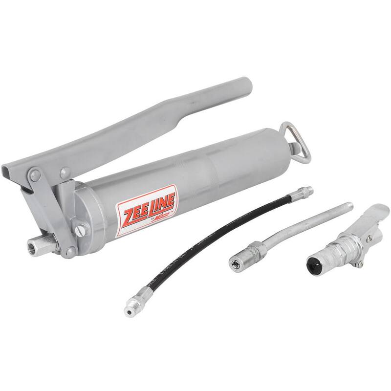 ZEELINE BY MILTON 6,000 PSI Medium-Duty Lever Action Grease Gun W/Locking Coupler - ZEMD4-LC