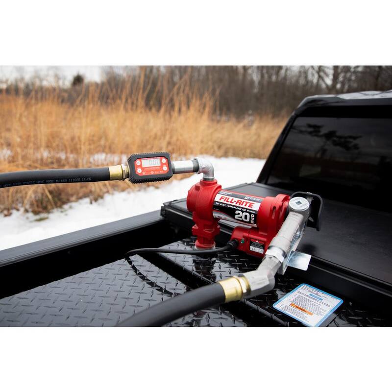 FILL-RITE 12-Volt 20 GPM 1/4 HP Fuel Transfer Pump (Digital Meter Package) - FR4219H