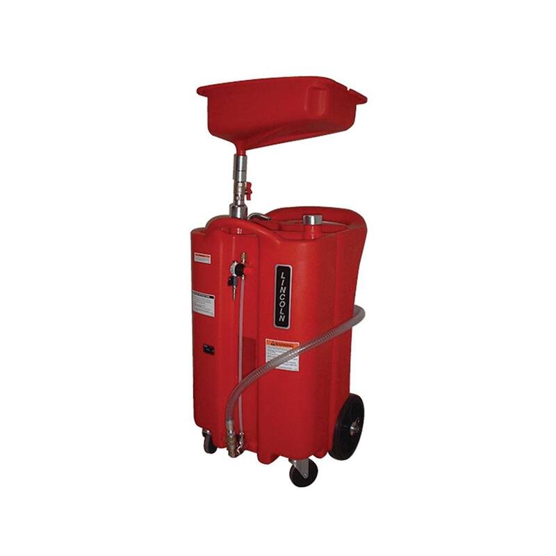 Lincoln Industrial 26 Gal. Pressurized Evacuation Drain Tank - LIN3624