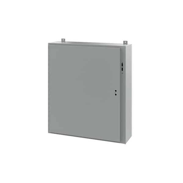 Nvent Hoffman Mild Steel Electrical Enclosures, 42 in H, 10 in D, 37.38 in W, NEMA 12, Hinged - A42SA3810LP