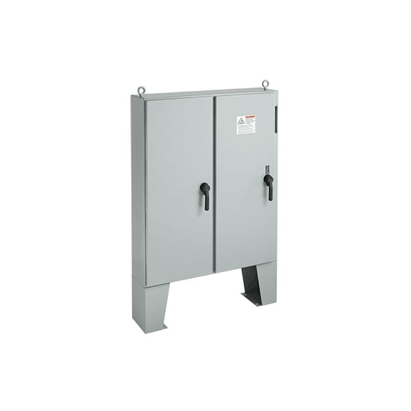 Nvent Hoffman Mild Steel Electrical Enclosures, 60.12 in H, 24.12 in D, 49-3/4 in W, NEMA 12, Hinged - A60X4924LPFTC