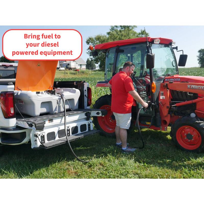 ZEELINE BY MILTON 55-Gal. Low-Profile Portable Diesel Fueling Station - ZEFS-55LP
