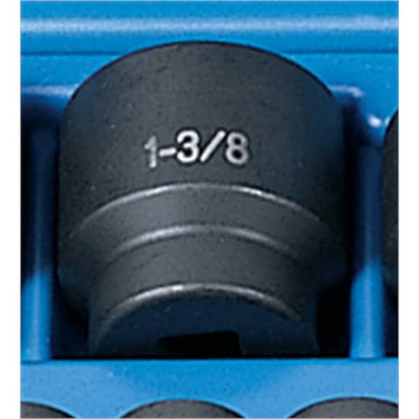 Grey Pneumatic 1/2" Drive Impact Socket Chrome plated - 2044R