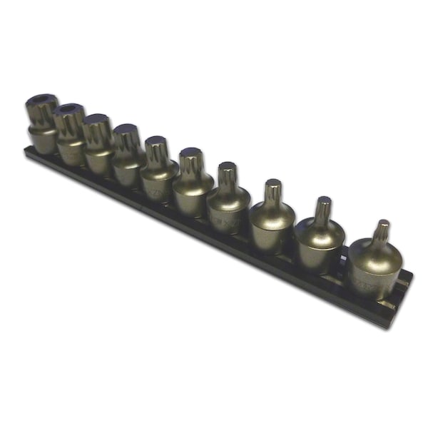 Vim Products VIM Tools 10-Piece Half Cut, Impact XZN Set with 3/8 in. Square Drive Adapter - IMPACT-XZN6