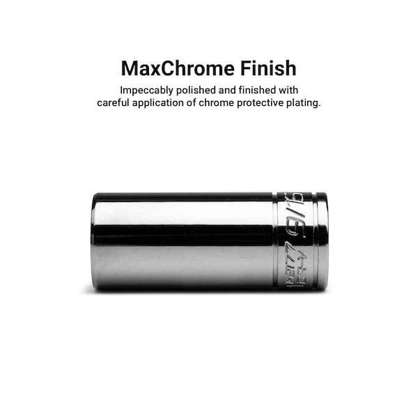 Capri Tools 1/4 in. Drive Master Chrome Sockets Set, 6-Point, 3/16 to 9/16 in., SAE, Sockets Only - CP12110-20SSD
