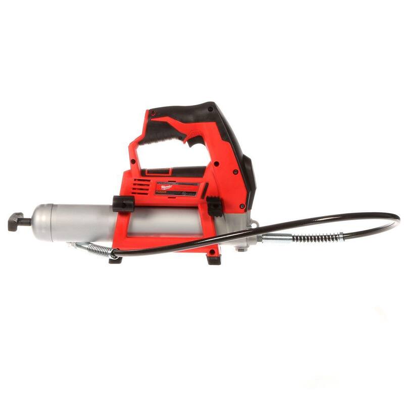 Milwaukee M12 12-Volt Lithium-Ion Cordless Grease Gun with M12 12-Volt Lithium-Ion CP High Output 2.5 Ah Battery Pack - 2446-20-48-11-2425