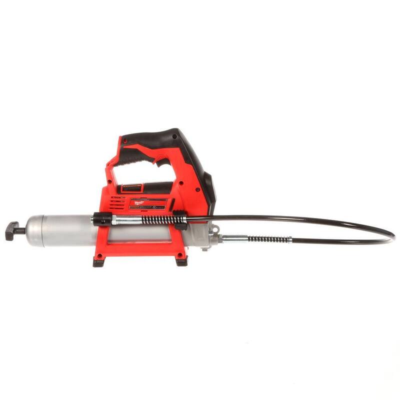 Milwaukee M12 12-Volt Lithium-Ion Cordless Grease Gun with M12 12-Volt Lithium-Ion CP High Output 2.5 Ah Battery Pack - 2446-20-48-11-2425