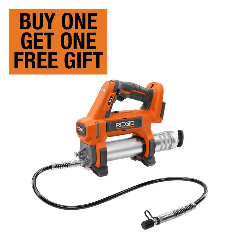 RIDGID 18V Cordless Grease Gun (Tool Only) - R860445B