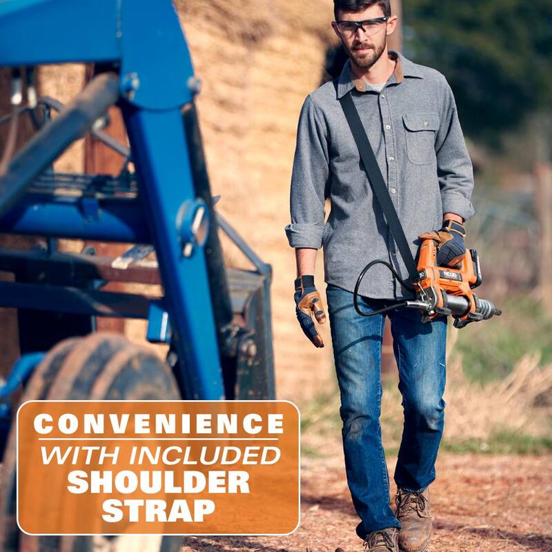 RIDGID 18V Cordless Grease Gun (Tool Only) - R860445B